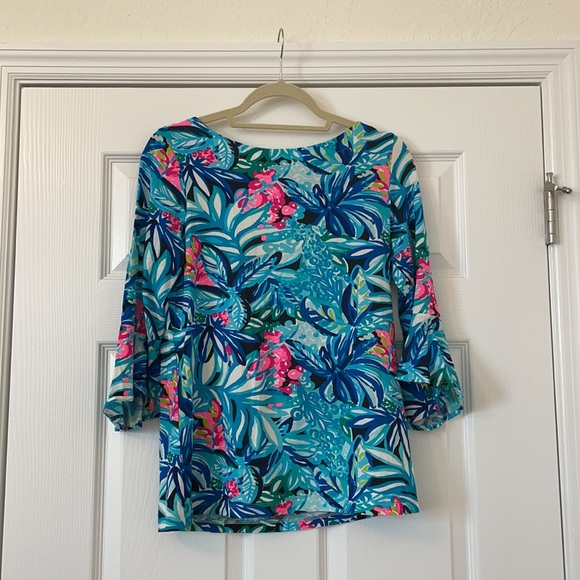 Lilly Pulitzer Women’s Fontaine Top - Picture 3 of 5
